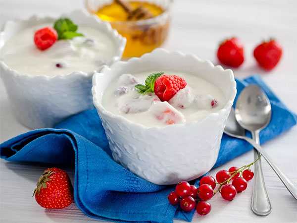 Обезжиренный йогурт